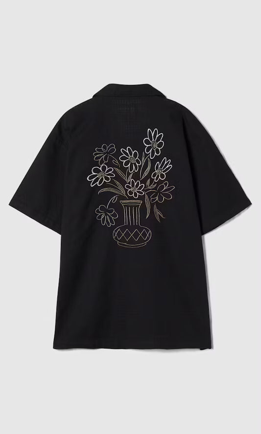 Dr. Denim Mile Shirt Black Flower