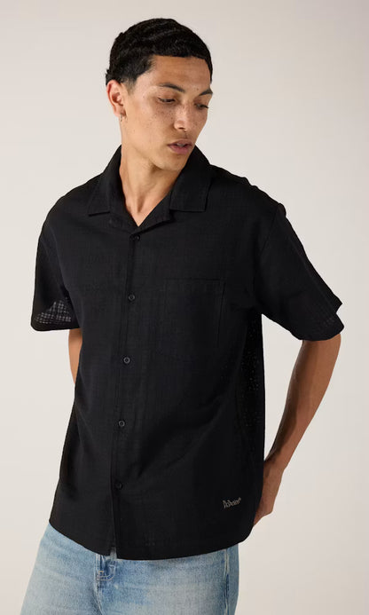 Dr. Denim Mile Shirt Black Flower