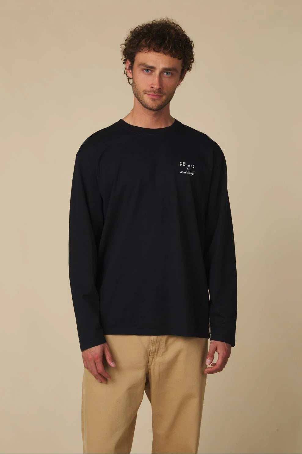 Anerkjendt Akvillads Normal L/S Tee- Caviar