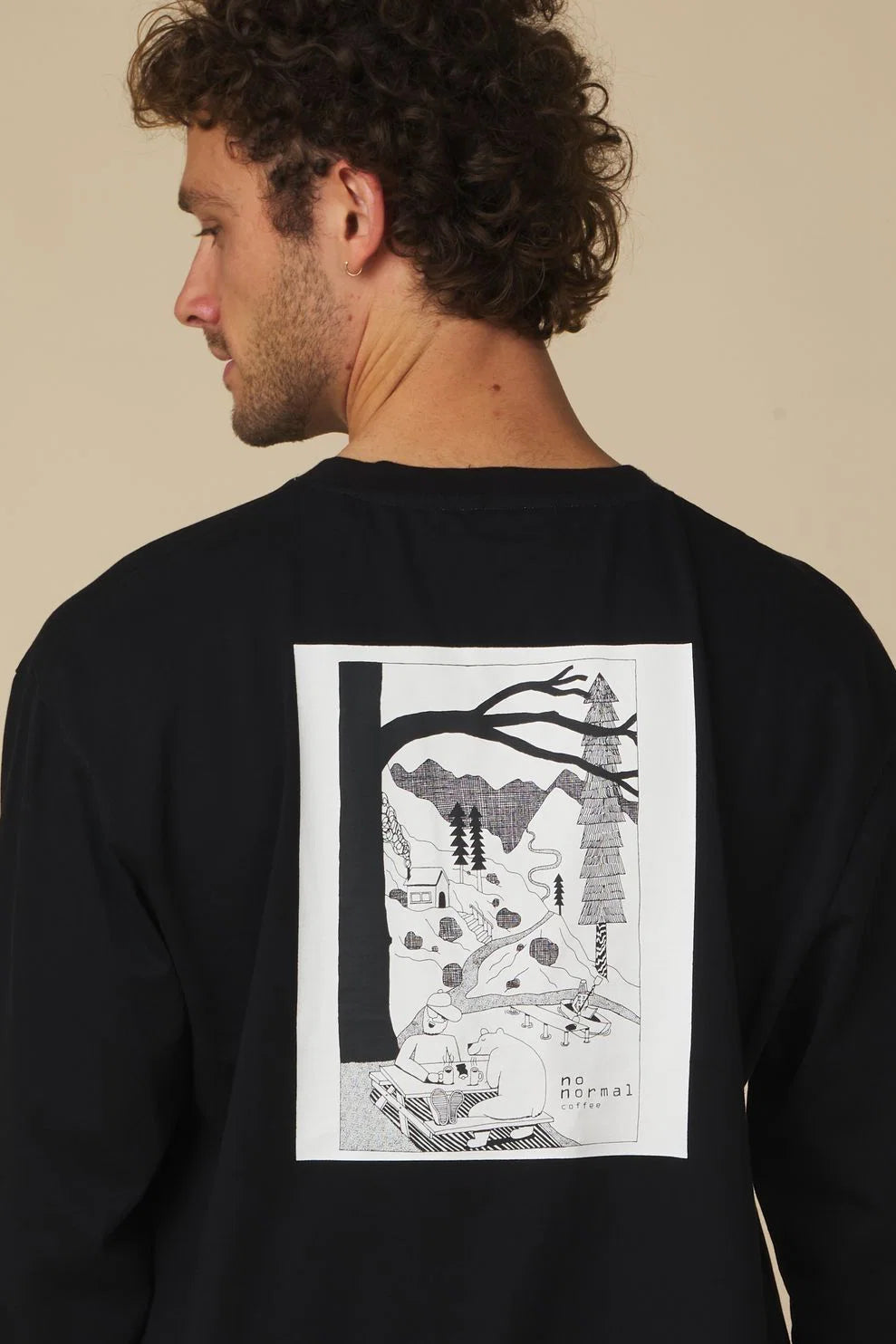 Anerkjendt Akvillads Normal L/S Tee- Caviar