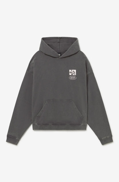 Kaotiko Hoodie Oversize My Own Drama- Washed Gray