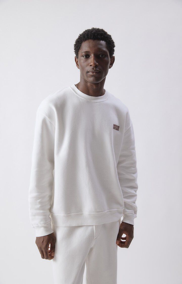 American Vintage Men's Sweatshirt Plizzy (Vintage White)