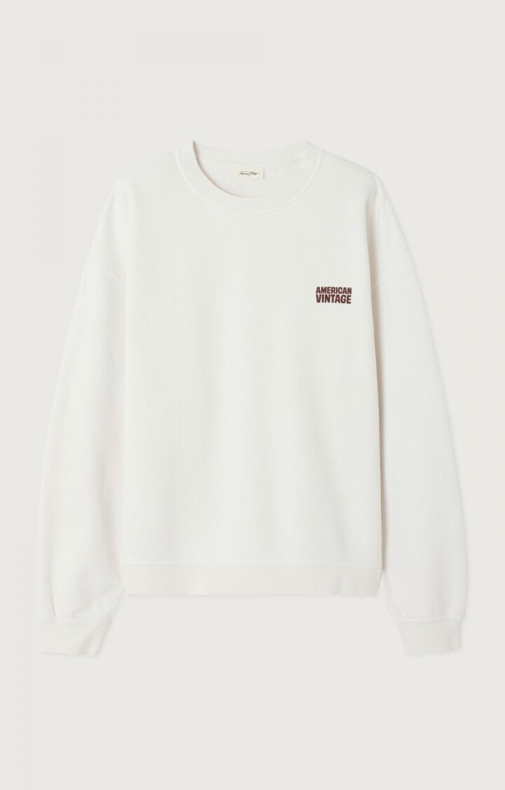American Vintage Men's Sweatshirt Plizzy (Vintage White)