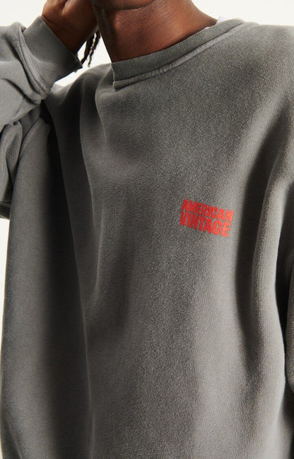 American Vintage Men's Sweatshirt Plizzy (Vintage Ash)
