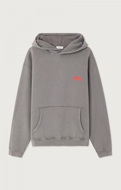 American Vintage Men's Hoodie Plizzy- Vintage Ash