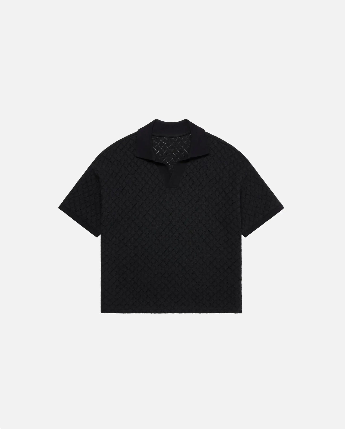 Complice Riviera Knit Polo Black