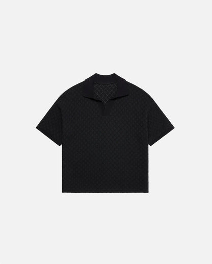 Complice Riviera Knit Polo Black