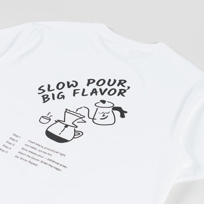 Anekjendt Akvillads Slow Pour Tee - Bright White
