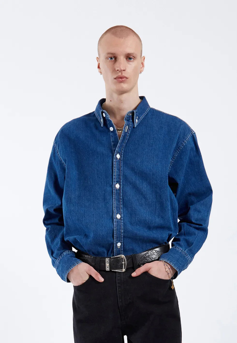 Dr Denim Ray Denim Shirt