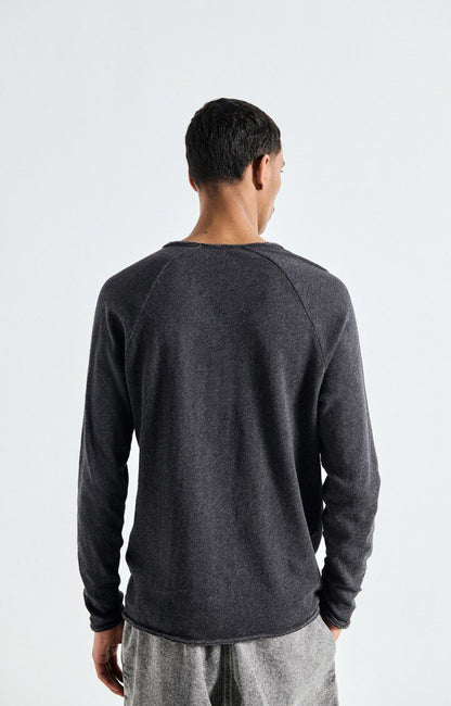 American Vintage Men's Longsleeve Sonoma Charcoal Melange