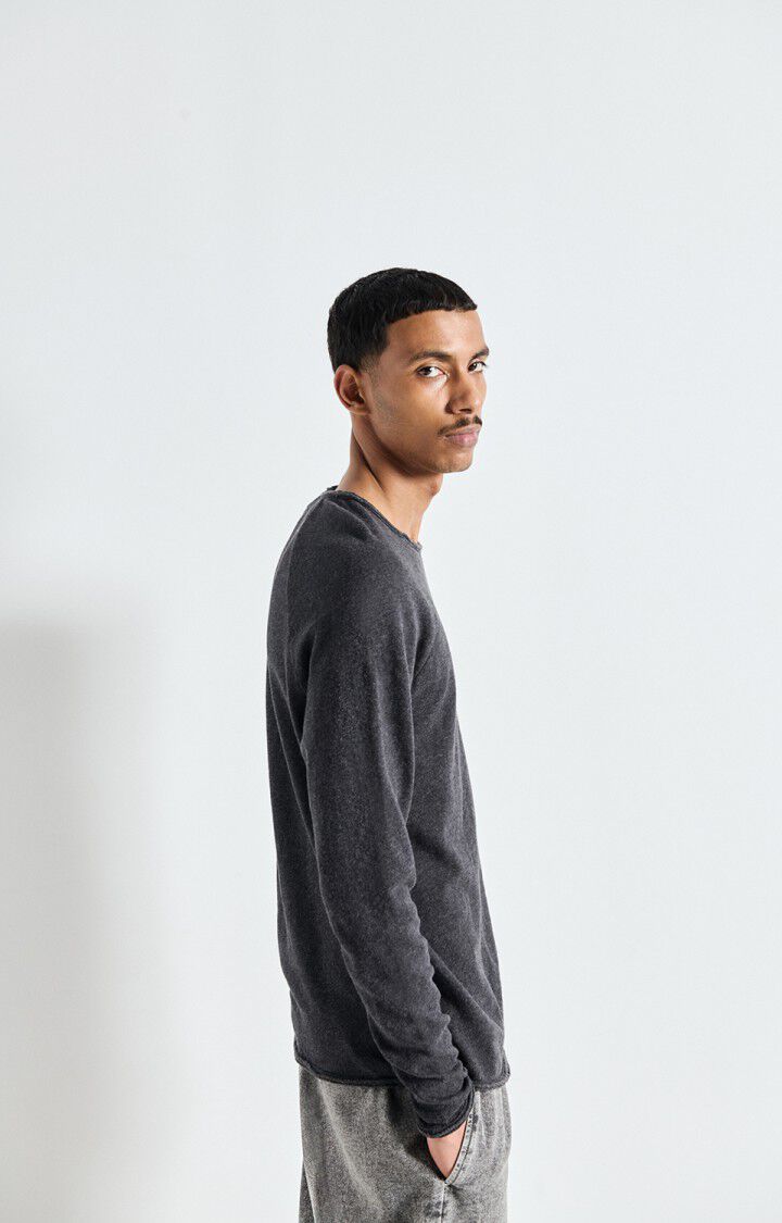 American Vintage Men's Longsleeve Sonoma Charcoal Melange