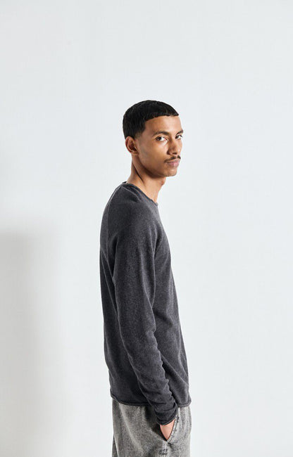 American Vintage Men's Longsleeve Sonoma Charcoal Melange
