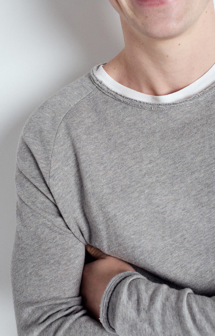 American Vintage Men's Longsleeve Sonoma Heather Grey