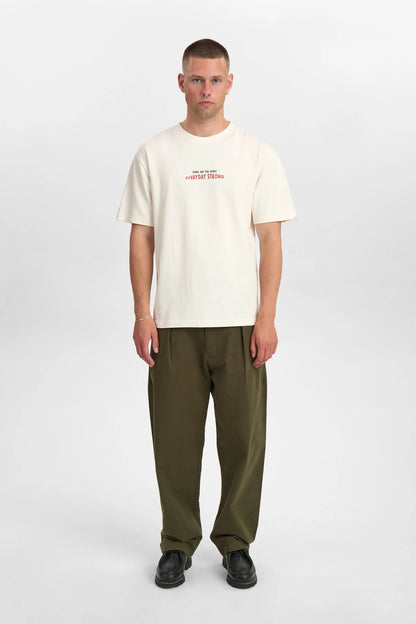 Anerkjendt Akvillads Structure Print S/S Tee Tofu