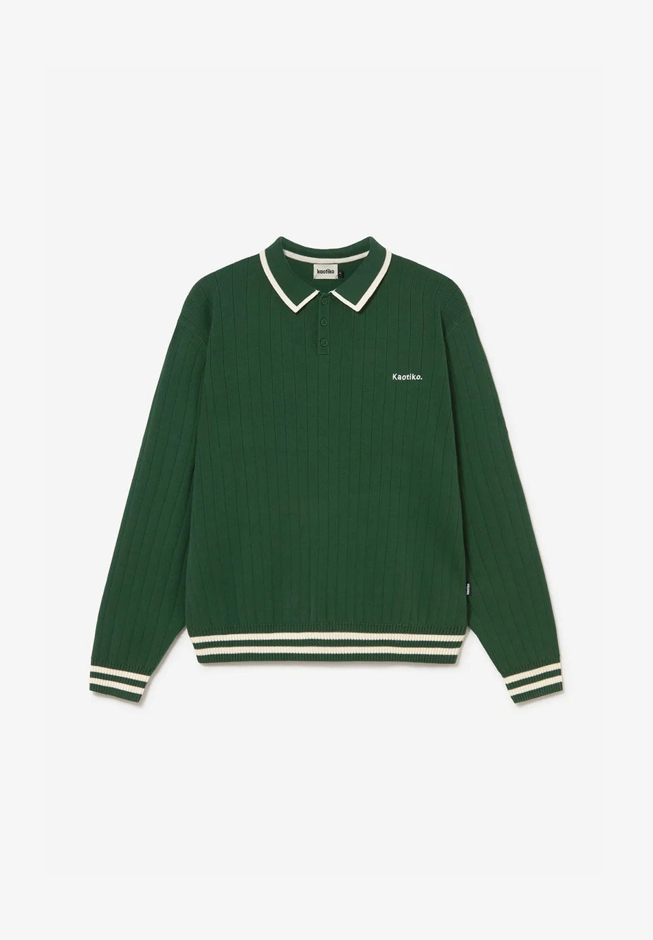 Kaotiko Sweater Polo Green
