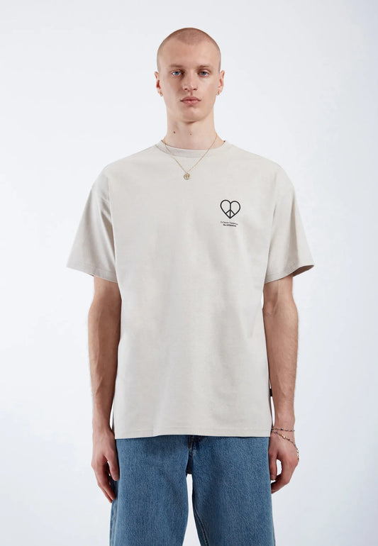Dr Denim Trooper Tee Silver Lining Peace Heart