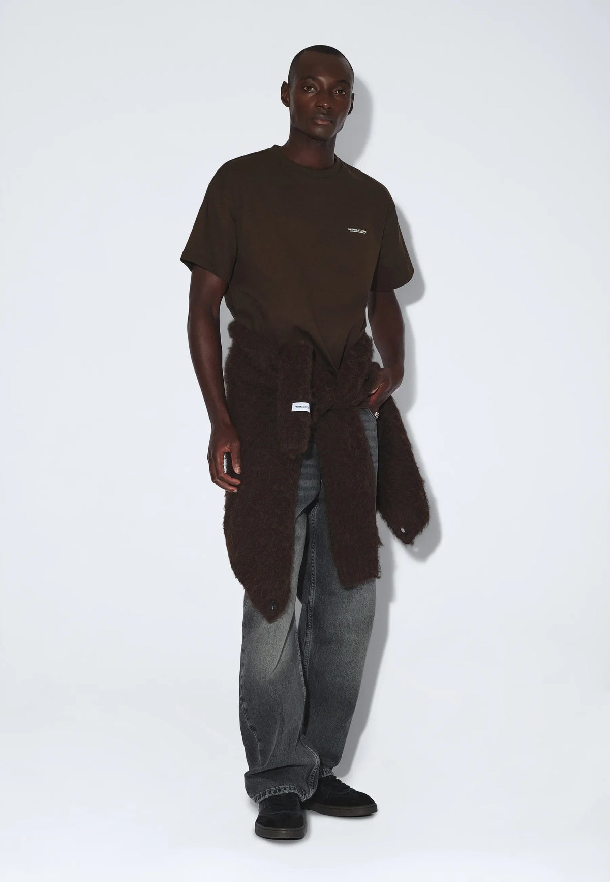 Dr Denim Trooper Tee Brown Bloom