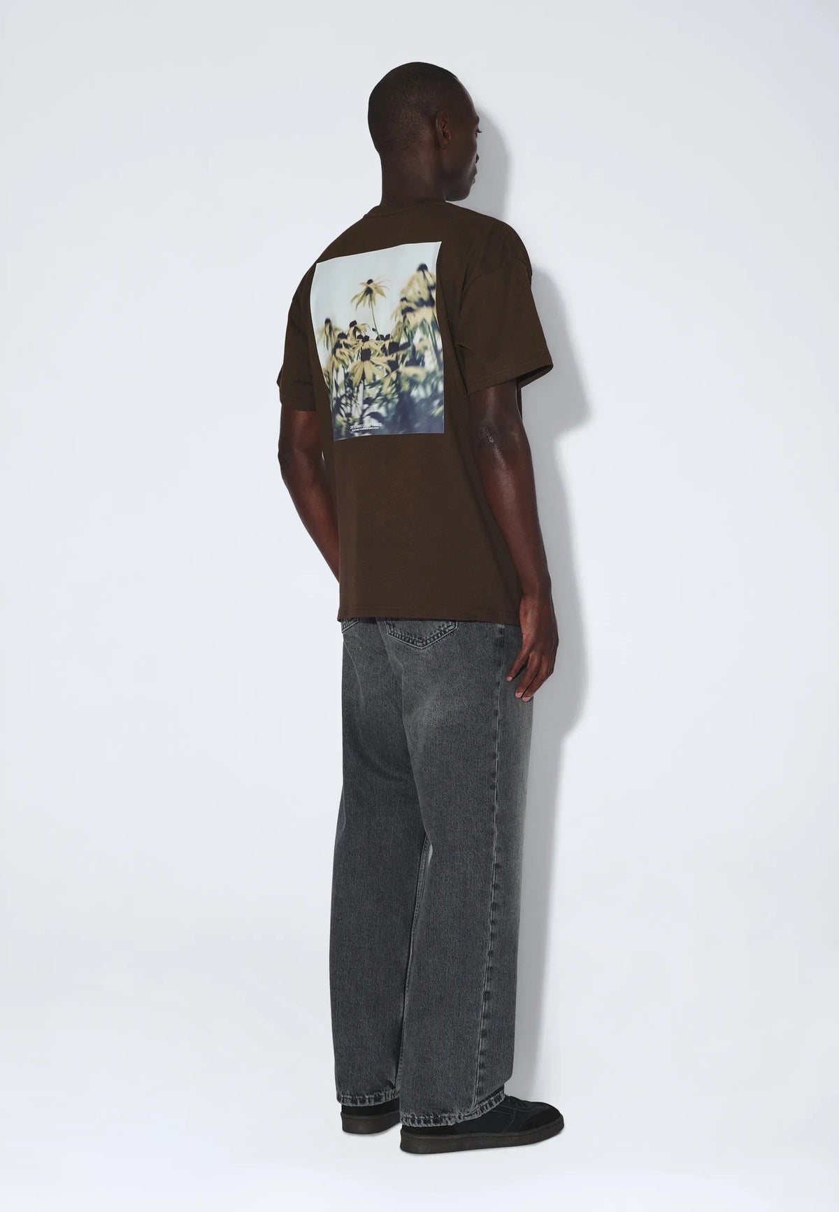 Dr Denim Trooper Tee Brown Bloom