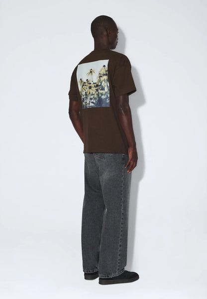 Dr Denim Trooper Tee Brown Bloom