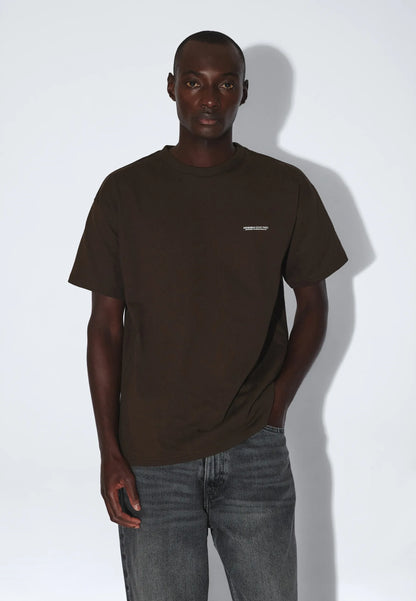 Dr Denim Trooper Tee Brown Bloom