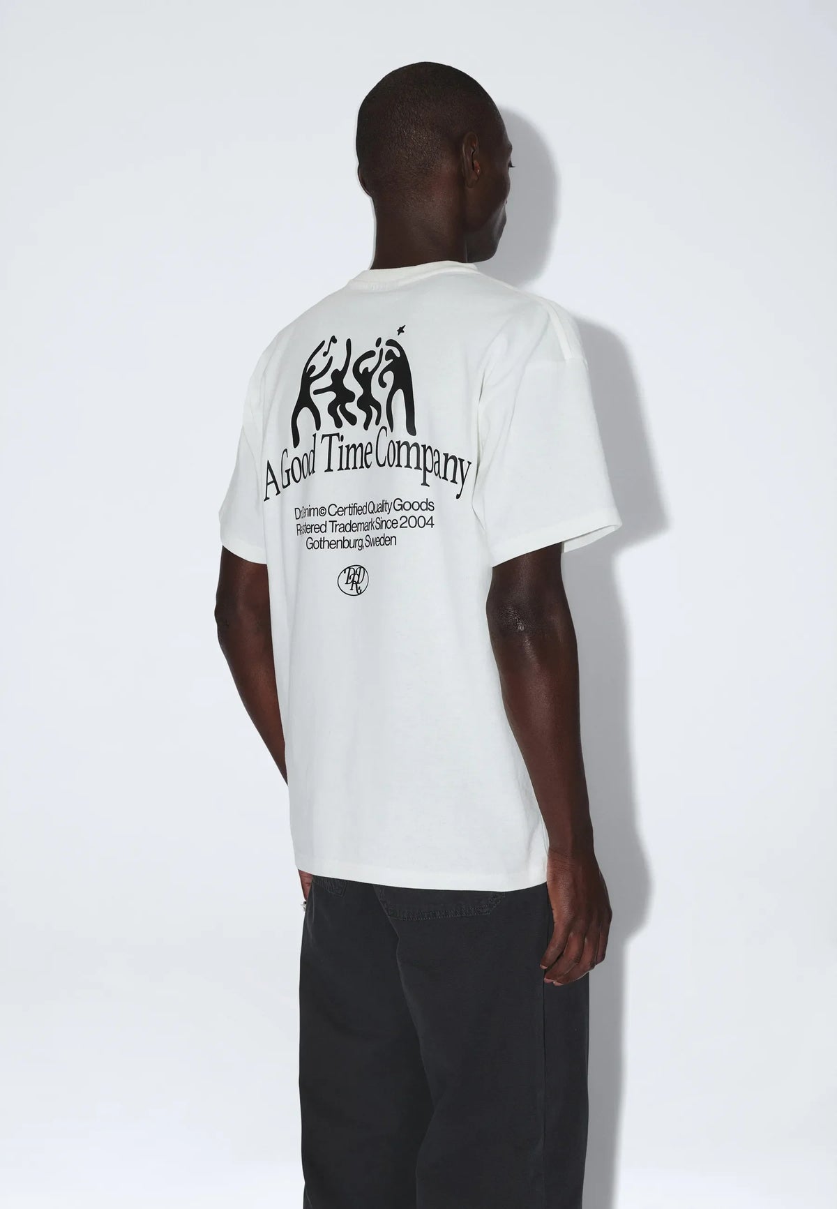 Dr Denim Trooper Tee Off White Bloom