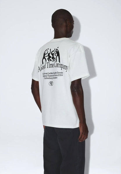 Dr Denim Trooper Tee Off White Bloom