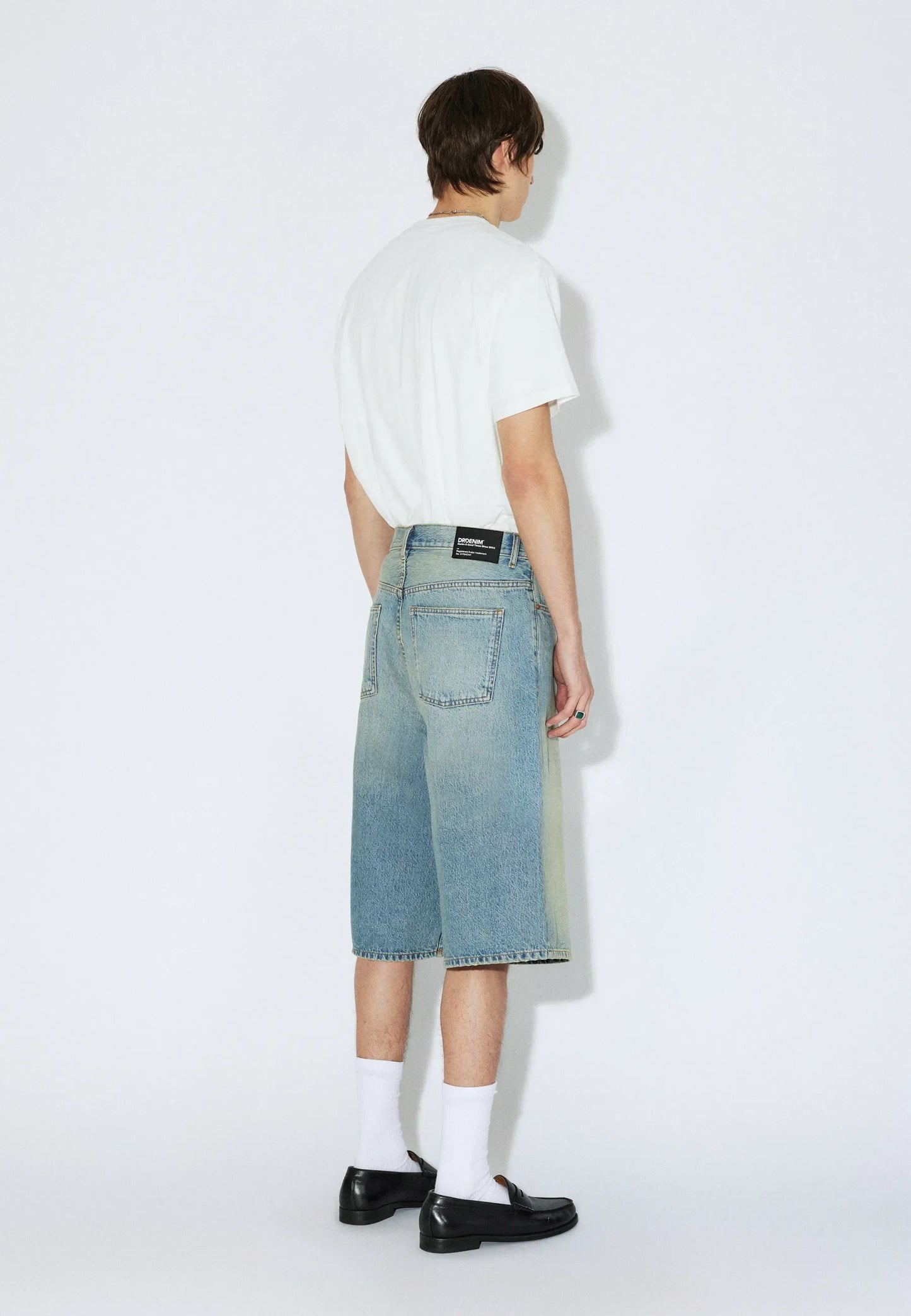 Dr. Denim Vali Shorts Stream Sky Aged