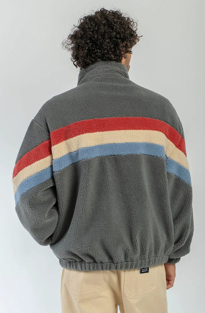 Kaotiko Polar Wabi Sabi Fleece Jacket- Khaki