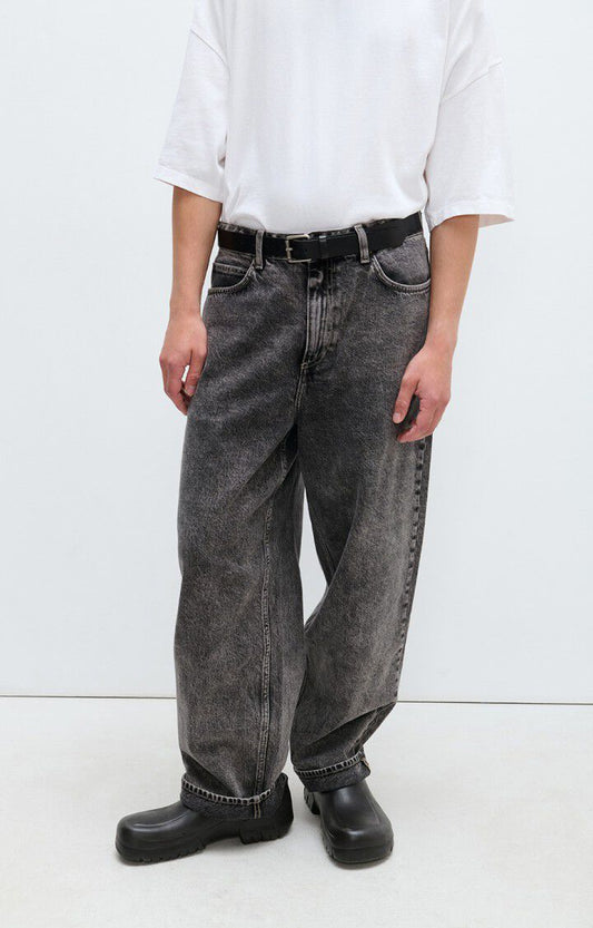 American Vintage Men's Balloon Jeans Yopday Grey Salt and Pepper